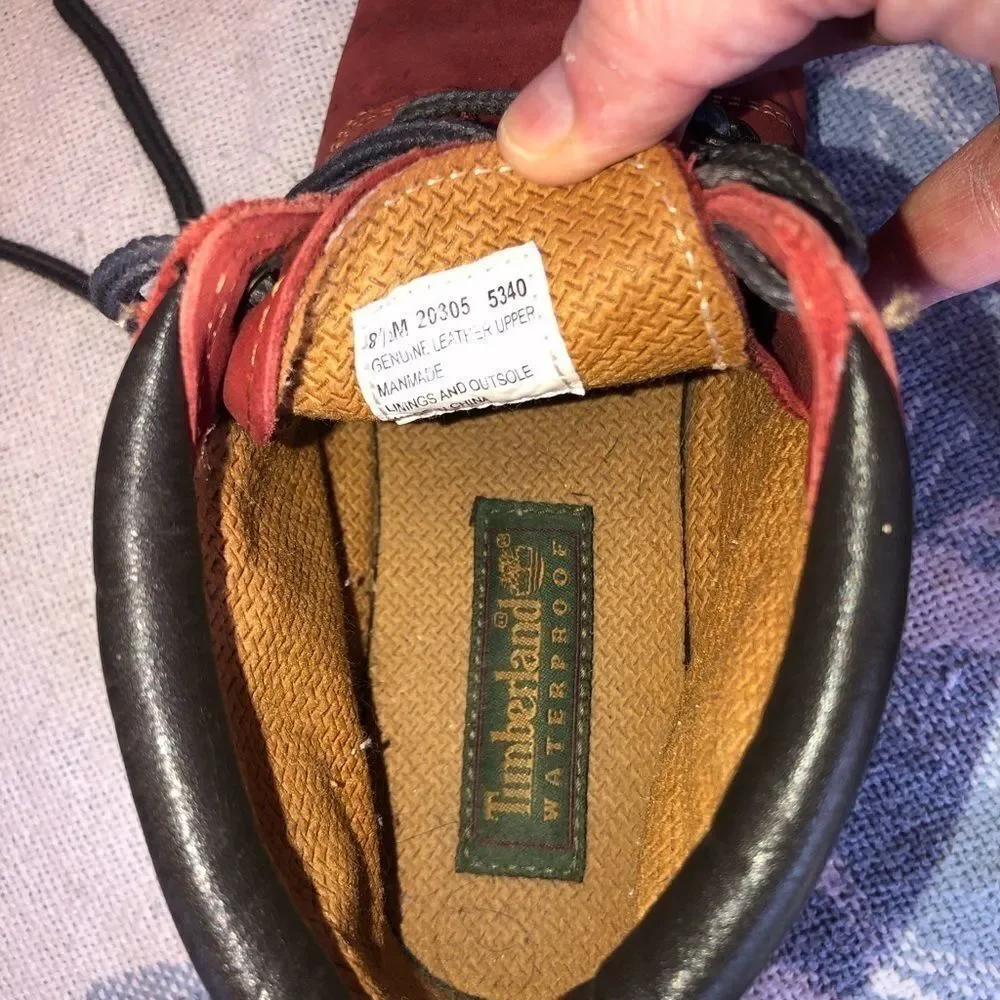 EUC Mens Size 8 1/2M Timberland Waterproof Boots
